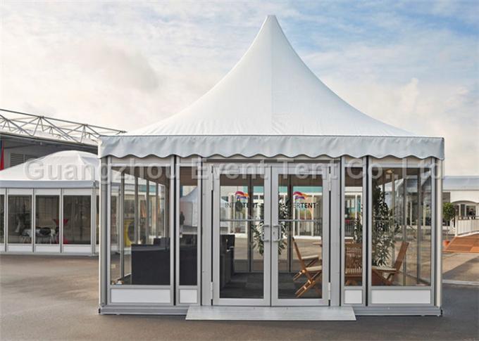 L'événement a préfabriqué l'hôtel construisant la tente en verre spéciale de pagoda pour l'exposition