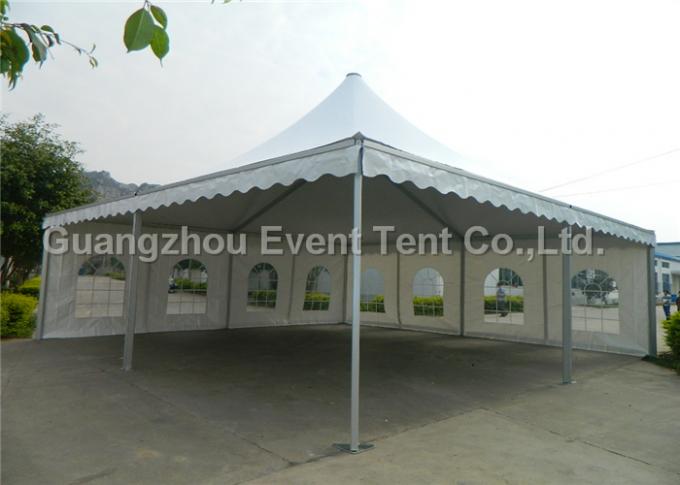 tente extérieure de pagoda de l'exposition 6x6m de PVC avec la vente de fenêtres de PVC