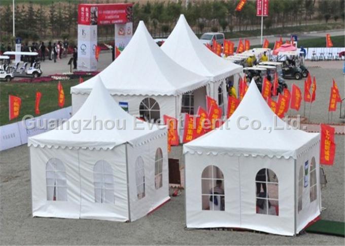 Tente imperméable de partie de pagoda d'auvent de couverture avec la fenêtre transparente de PVC pour le mariage de luxe