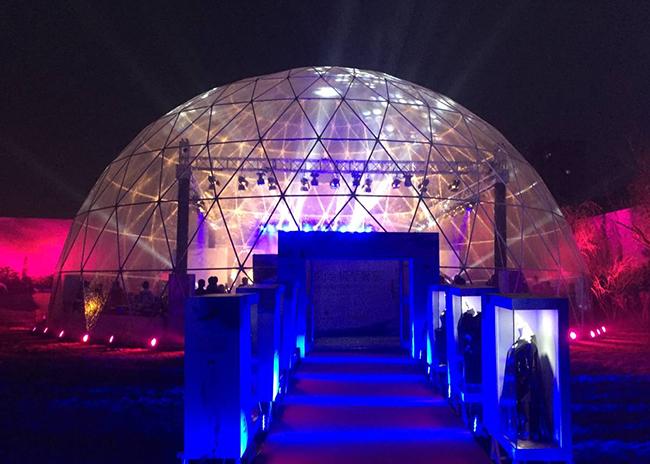 Grande tente durable de dôme de cadre en acier, tentes géodésiques d'événement d'exposition
