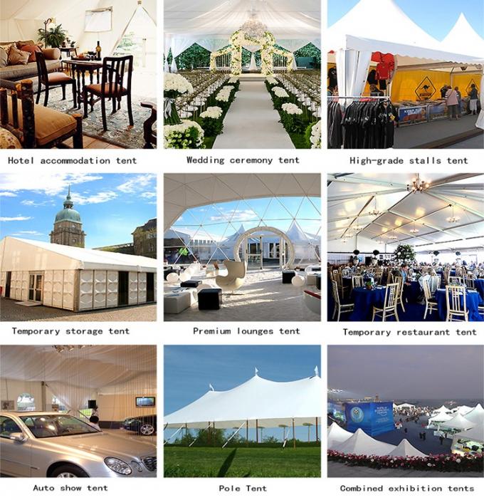 Hôtel de tente de camp d'auvent de lieu de villégiature de lieu de villégiature luxueux grand avec la doublure/plancher