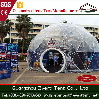 Chine Une plus grande tente de camping avec la porte de verre trempé, diamètre de tente de partie d'auvent 4m 80m fournisseur