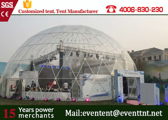 Chine l'eau de 25m - rendez la grande tente de dôme de snowload élevé pour l'exposition résistante d'événement de festival fournisseur