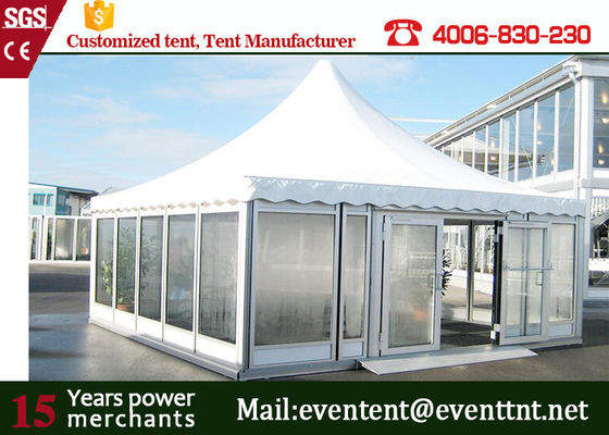 Chine L'événement a préfabriqué l'hôtel construisant la tente en verre spéciale de pagoda pour l'exposition fournisseur