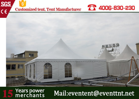 Chine tente extérieure permanente de partie de pagoda de tente de 6 x de 6m avec la couverture ratardant du feu fournisseur