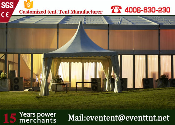 Chine Peau résistante de PVC de tentes de pagoda de mariage de tente de noce avec la structure en aluminium fournisseur