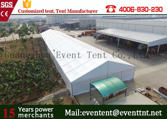 Chine Une tente en aluminium de tente extérieure d'entrepôt d'arrêt avec le PVC a enduit le tissu de polyester fournisseur