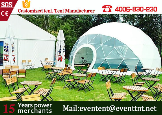 Chine Grande tente de camping transparente élégante de tente de dôme géodésique pour des événements extérieurs fournisseur