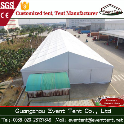 Chine tente extérieure blanche d'entrepôt de 30m la grande 850 GM/M a fermé à clef - la couverture de toit de soleil fournisseur