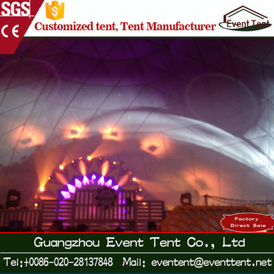 Chine Tente extérieure d'événement de tente transparente de dôme géodésique pour plus de 1000 personnes fournisseur