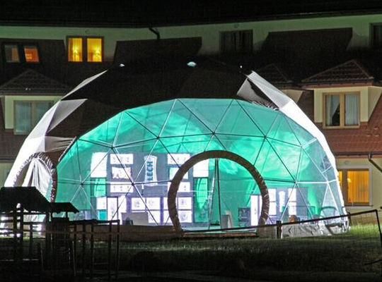 Chine Tente de camping claire géodésique de toit de publicité extérieure, diamètres de 30m fournisseur