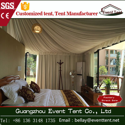 Chine Tente de camping de luxe transparente résistante UV pour le GV pour deux personnes fournisseur