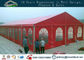 Tente en aluminium rouge de noce de toit de lancement de cadre de la couleur 10x40m fournisseur