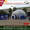 Une plus grande tente de camping avec la porte de verre trempé, diamètre de tente de partie d'auvent 4m 80m fournisseur