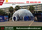 Tente d'abri claire de plage de toit avec le double bloqué tissu enduit de polyester de PVC de soleil fournisseur