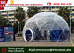 Extérieur résistant UV de mariage de tente de luxe de dôme géodésique avec le toit clair fournisseur