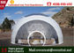 Colorez la tente facultative de plage d'ombre de Sun de dôme géodésique avec le tissu enduit par PVC de 850 GM/M fournisseur