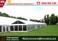 Tissu blanc de PVC de tente de réception en plein air, chapiteau de luxe de mariage avec la grande capacité fournisseur
