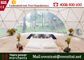 Tente blanche de toit de PVC meilleure pour le camping de famille, la plus grande tente de camping avec le dessus clair de toit fournisseur