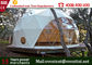 tente de camping de luxe de plancher en bois de diamètre de 5m 6m 8m imperméable pour l'installation facile d'hôtel extérieur fournisseur