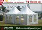 tente extérieure de pagoda de l'exposition 6x6m de PVC avec la vente de fenêtres de PVC fournisseur