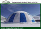 Structure métallique géodésique inoxydable du diamètre 5-30m de tente de dôme de tissu coloré de PVC fournisseur