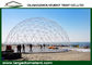 Tente extérieure de partie d'exposition de PVC de demi sphère de tente transparente de dôme géodésique fournisseur