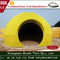 Tente de camping de luxe à couche double de PVC, petite tente jaune de dôme géodésique pour le salon fournisseur