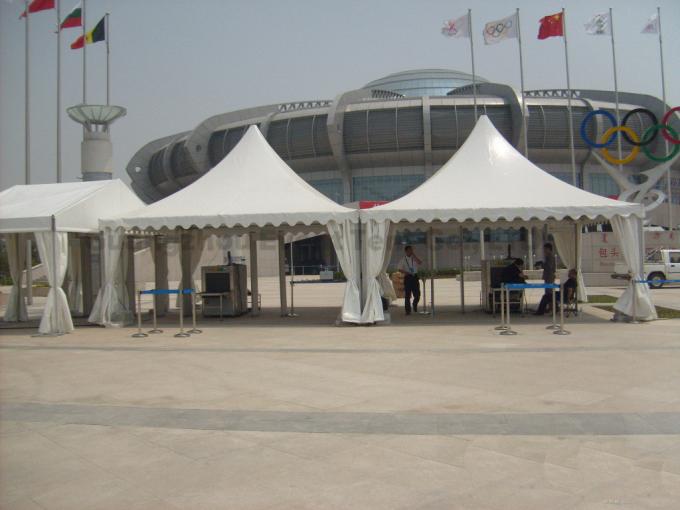 Tente faite sur commande d'auvent, belvédère de réception en plein air formé par pagoda résistante UV