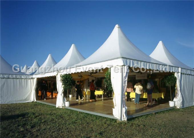 Tente extérieure de partie de pagoda d'OIN de chapiteau de camping avec la décoration pour le cerebration d'événement