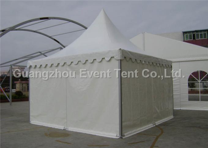 Tente structurelle forte de partie de pagoda de chapiteau avec le mur latéral blanc de PVC pour épouser l'événement