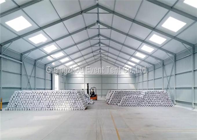 Kit pliant d'entrepôt de tentes provisoires imperméables extérieures de tente avec le toit de PVC