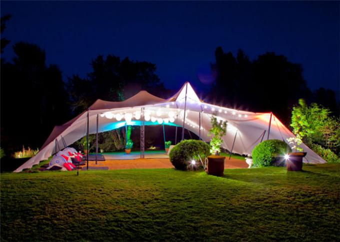 Porte en aluminium de bout droit imprimée par coutume de tente de toit Freeform d'espace libre pour le salon commercial
