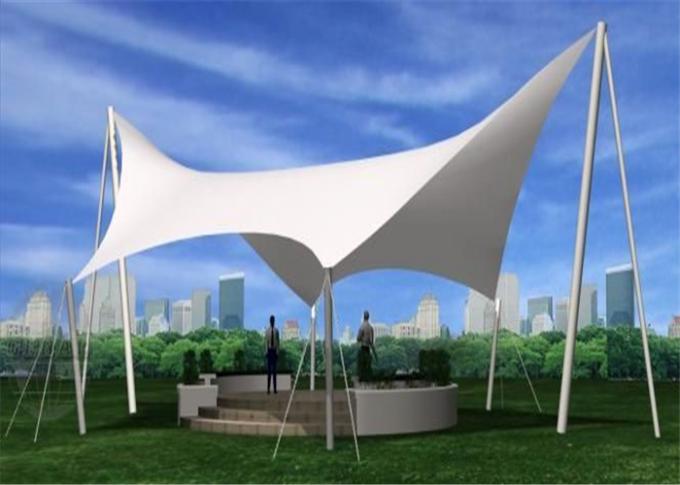 Porte en aluminium de bout droit imprimée par coutume de tente de toit Freeform d'espace libre pour le salon commercial