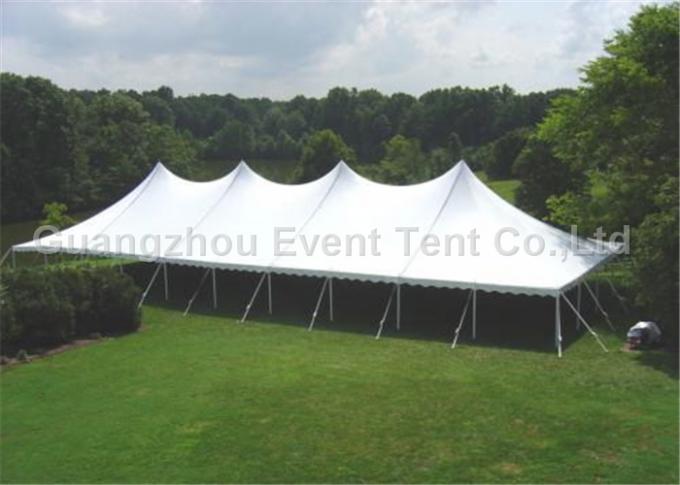 Tentes résistantes réglables blanches, tente de Polonais de crête élevée pour la grande partie d'événement, hôtel