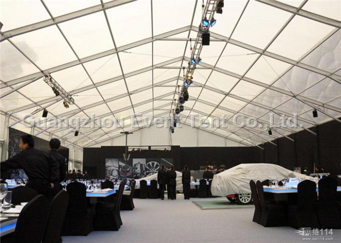 Cadre en aluminium d'envergure de tente extérieure large claire d'événement avec des murs de panneau "sandwich"