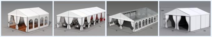 Salon commercial de personnes de la coutume 1500/tente 40 x 60 de noce avec le plancher
