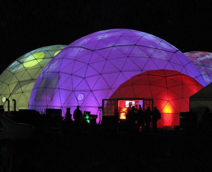 Tente de grande de sphère tente transparente de noce, blanche/rouge/de jaune événement de dôme