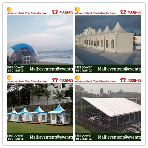 Beau grand chapiteau standard de tente de dôme 30 mètres de diamètre pour le carnaval