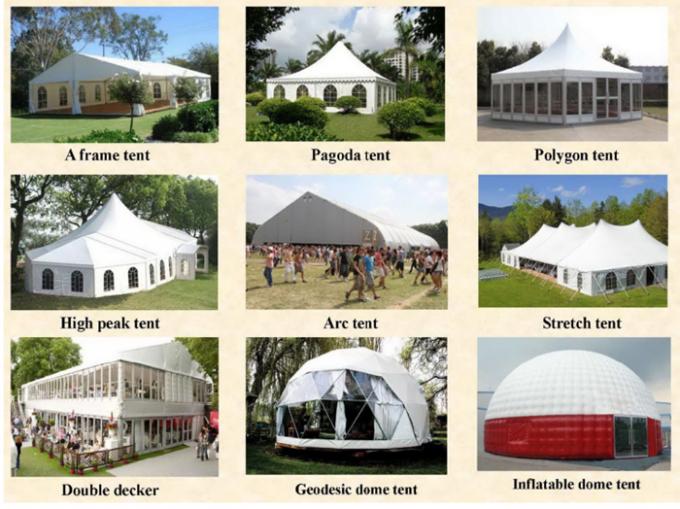 Toit incurvé par tente de revêtement en PVC de hangar d'avions d'avion par durée de vie de tente de forme longue