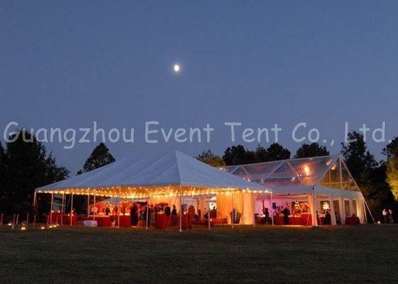 Chine Décoration de luxe moderne de tente claire préfabriquée d'envergure pour le festival/dîner de buffet fournisseur