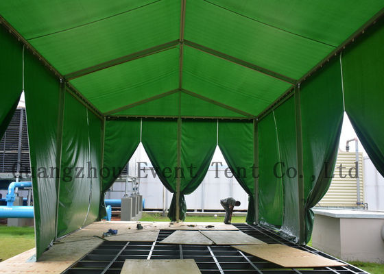 Chine Ignifuge une tente de cadre avec la porte de fermeture éclair de tissu pour l'exposition d'affaires fournisseur