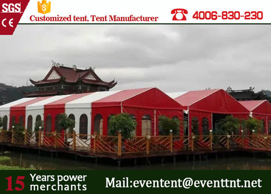 Chine Tente professionnelle de partie de chapiteau, tente extérieure adaptée aux besoins du client avec le toit rouge fournisseur