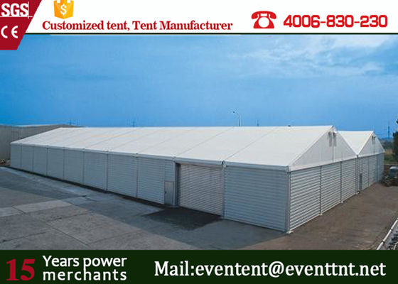 Chine Tente extérieure imperméable d'entrepôt 25 mètres avec la fenêtre d'espace libre de mur d'ABS fournisseur