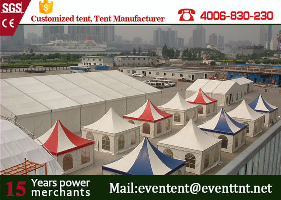 Chine Le grand PVC extérieur de luxe de la tente 850Sqm a enduit le polyester pour la noce campante fournisseur