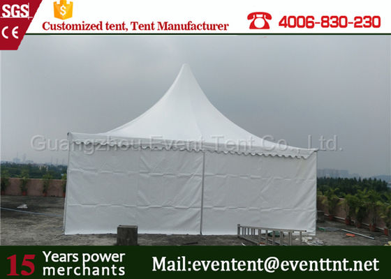 Chine Tente blanche ratardant de partie de pagoda de tente de belvédère du feu avec l'alliage d'aluminium expulsé fournisseur