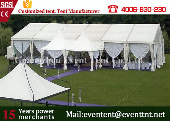 Chine Cadre en aluminium d'envergure de tente extérieure large claire d'événement avec des murs de panneau &quot;sandwich&quot; fournisseur