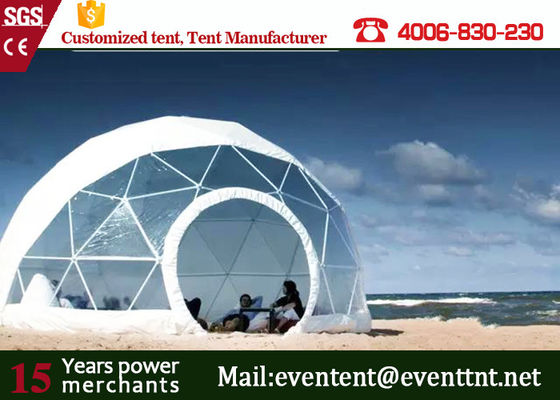 Chine tentes de Super Dome de diamètre de 3-30m grandes, tente transparente de dôme d'espace libre pour la famille campante fournisseur