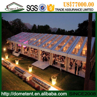 Chine 40x50 grande tente extérieure ignifuge, conférence/exposition/tentes de salon commercial fournisseur