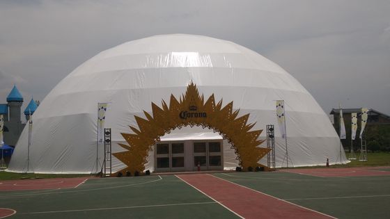 Chine Diamètre transparent blanc 30m de tente de dôme de neige grand pour le spectacle en tournée fournisseur